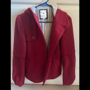 size 4 red coat by Eleveness from Anthropology
